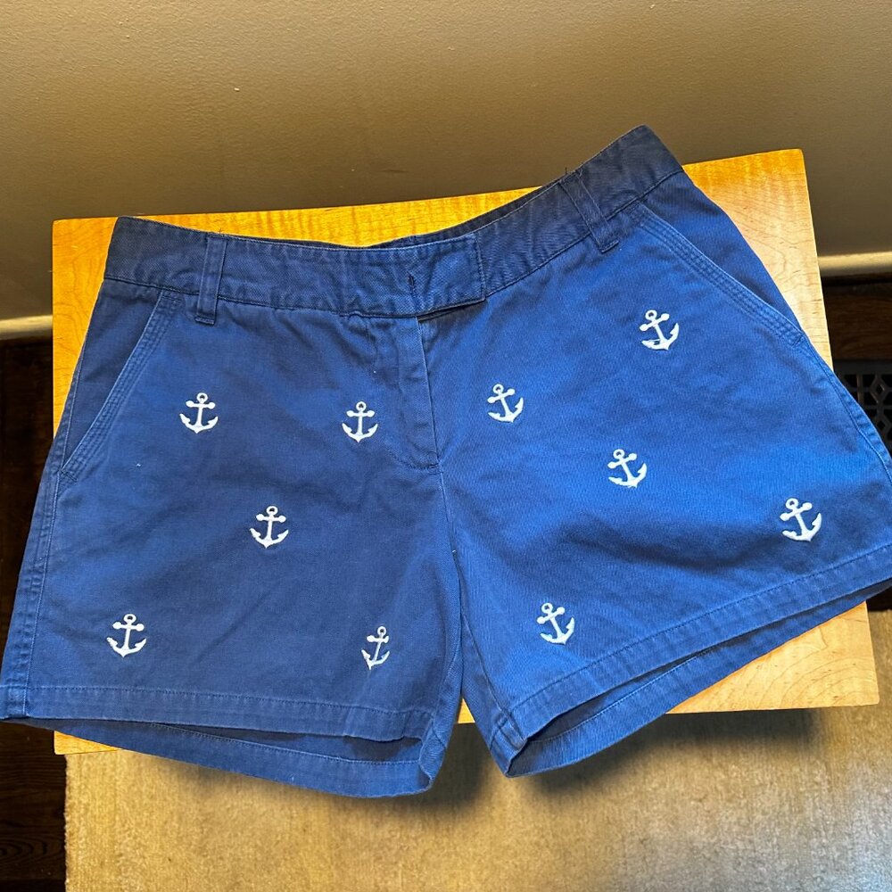Castaway Clothing Nantucket Nautical Anchor Blue  Shorts Shorts Size 6